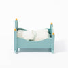 Maileg Cradle for Baby Mouse Blue | ©Conscious Craft